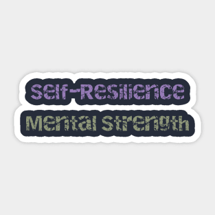 Our Mental Fortitude Fashion Sticker